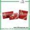 Red food paper packaging gourmet chocolate box