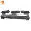 Rubber conveyor belt roller for milling machine