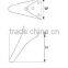 Chrome steel metal sofa Leg, Table steel legs for furniture