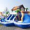0.55mm PVC Tarpaulin Outdoor Huge Inflatable Seaworld House Water Slide