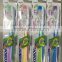 2015 the new design mixed color adult toothbrush