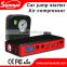 Hot(c) portable emergency auto battery car jump starters with air compressor/air pump