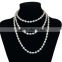 New coming factory elegant long charming pearl necklace for party