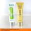 30ml flat aluminum scew cap PE material cosmetic bottle for skin care cosmetics