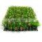 popular sale artificial green grass mat synthetic Grass with flowers with high quality