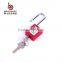 alarm safety iron electronic lockout keyed alike steel shackle padlock