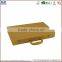 2016 Custom New Product Wooden Wine Box With Leather Handle