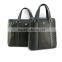 New style quality soft waterproof custom leather business men's briefcase