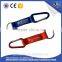 Custom carabiner nylon keychain short lanyard