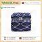 Royal Blue Striped Pattern Pouf for Home, Restaurent