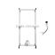 Square Fabric Outer 15kgs Loading Capacity Waterproof Clothes Dryer
