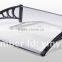 Polycarbonate Door Canopy clear Shelter Outdoor rain protection for windows