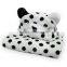 baby hooded blankets with adorable animal patterns