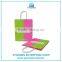 2016 Top Quality New Design Promotional Printed Kraft Paper shopping Bags