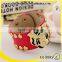 tiger snap press button leather bracelet with studs meatl button clasp