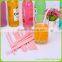 Rose Red White Dot Paper Straws