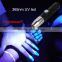 C74 Multifunction USB Power Bank 365NM uv led flashlight