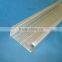 Metal stud track for partition wall