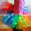 children dance wear rainbow led tutu fancy dress tutu skirts led light pettiskirt tutu skirt