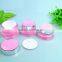 Cystal top ABS cap plastic acryrlic cream jars