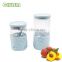 Multifunctional glass jar for food/candy with fancy design silicone sleeve 100% BPA free