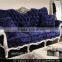 Home furniture hand carving classic living room sofa set