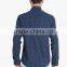 Navy Blue Hot Sale Slim Fit Pure Cotton Custom Design Pattern Men Shirt