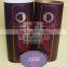 fashional wine bottle paper tube with tin lid