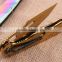 OEM Titanium coated folding pocket knife knifes clever cutter