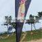 Carbon Frame Beach Flag With Spike