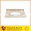 Giallo Ornamental gold granite bathroom vanity top flat edges