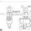 3 position 20A toggle switch with screw terminals,toggle switch 20a 250V ON ON
