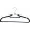Flat Sturdy Sale Plastic Clothes Hanger With Velvet For Shirt