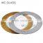 Wholesale Cheap Plates Wedding and Home Decor Gold Silver Trim Glass Charger Plate