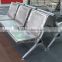 Two seater paddings stainless steel airport seating