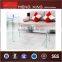 Top grade durability heated toughened glass office table
