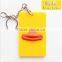 new Cartoon silicone soft card holder / Keyring Key chain Sleeve Set Bus IC Case Bag