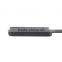 Portable 480MBPS usb 2.0 10 port hub with one switch