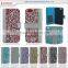 luxury diamond belt universal smart phone wallet style leather case for girls