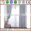 2 panels silvery grommet striped hotel blackout curtains