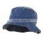 wholesale Women Men cowboy hat winter jean bucket hat