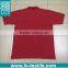 solid red color 100 pique cotton mens polo elongated t shirt LCTN2047