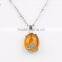 Hot Sale High Quality Glass Essential Oil Pendant Necklace Wholesale
