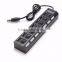 High Speed 7 Ports USB 2.0 Hub with ON/OFF Sharing Switch