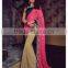 Dominican Dark Red Jacquard Georgette Designer Saree/buy online designer sarees