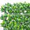 PE Material Rose Leaf Shape Artificial Garden Green