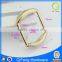 Q-0784 Metal Hardware Buckle Shiny Gold Ring Design Factory Price
