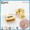 Metal fashion customized logo handbag wallet push lock
