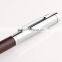 Luxury roller metal ball pen and roller pen set with PU leather gift box