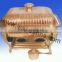 brass plated chafing dish | new design party supplies chafing dish | brass made chafing dish